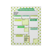 Bloc-note Green Dot Modèle de médicaments pour étudiants en  (Tourné)