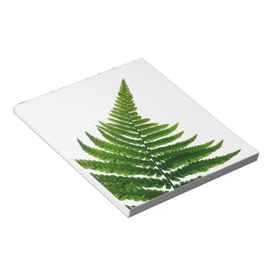 Bloc-note Green Fern Print Woodlands Leaf (Incliné)