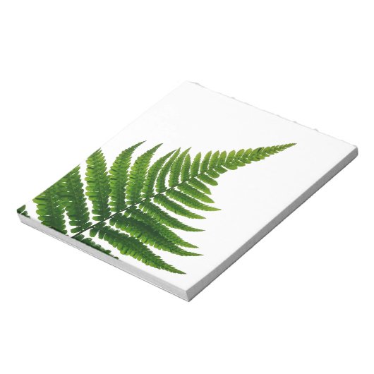 Bloc-note Green Fern Print Woodlands Leaf (Tourné)