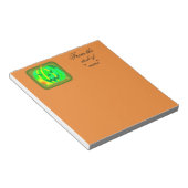 Bloc-note Green Jack olantern Halloween Thunder_Cove (Incliné)