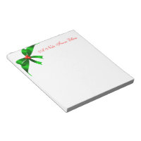 Green Satin Holly Bow