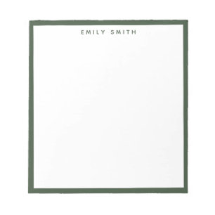 Bloc-note Green Simple Modern