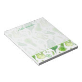 Bloc-note Green Vegetable Fennel Kale Notes de rappel (Incliné)