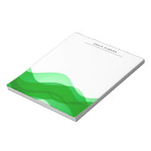 Bloc-note Green Waves Professionnel Plain Simple Minimaliste (Tourné)