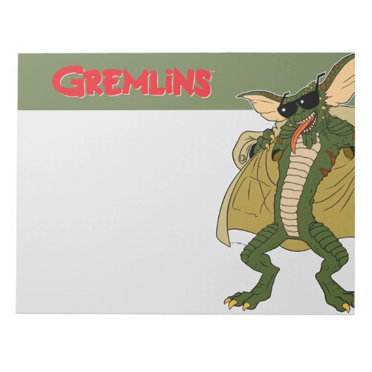 Bloc-note Gremlins | Cachet à tranchée Flash (Devant)