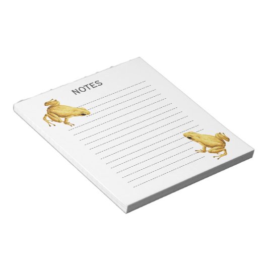 Bloc-note grenouille à fléchettes (Incliné)