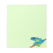Bloc-note Grenouille bleue (Devant)