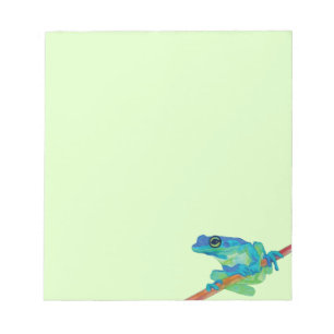 Bloc-note Grenouille bleue