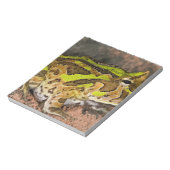 Bloc-note Grenouille corne brésilienne, Ceratophrys cornuta, (Tourné)