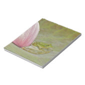 Bloc-note Grenouille et pétale de fleur de lotus, Chine, (Tourné)