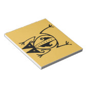 Bloc-note Grenouille tribale art animal tribal (Incliné)