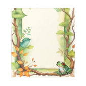 Bloc-note Grenouilles encadrées 1 (Devant)