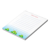 Bloc-note Grenouilles Heureuses Lignée (Tourné)