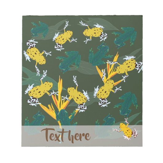 Bloc-note Grenouilles tropicales (Devant)