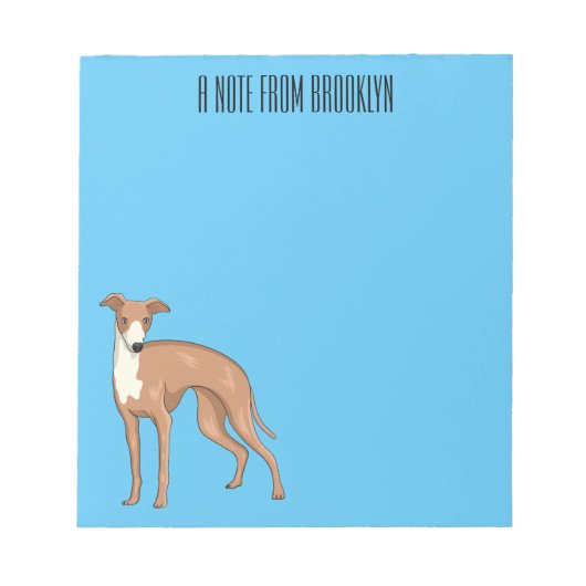 Bloc-note Greyhound dog (Devant)