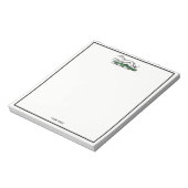 Bloc-note Greyhound Whippet à la tête d'un emblème de crête  (Tourné)