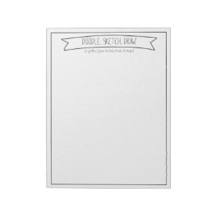 Bloc-note Gribouiller, Esquisser, Dessiner