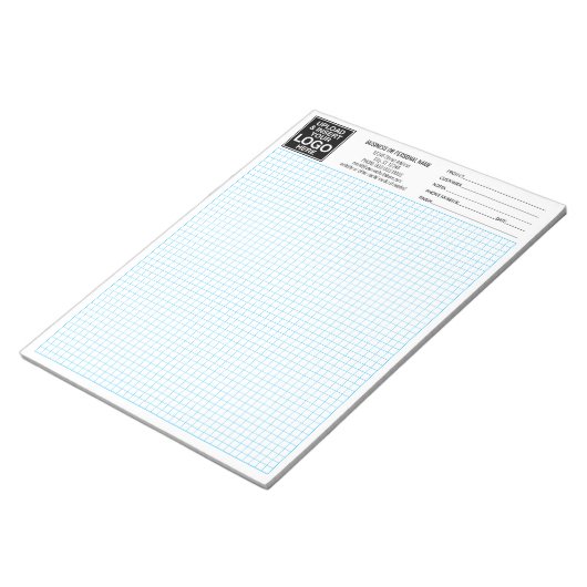 Bloc-note Grid 5 squares per Inch - Graph Calcpad Logo (Incliné)