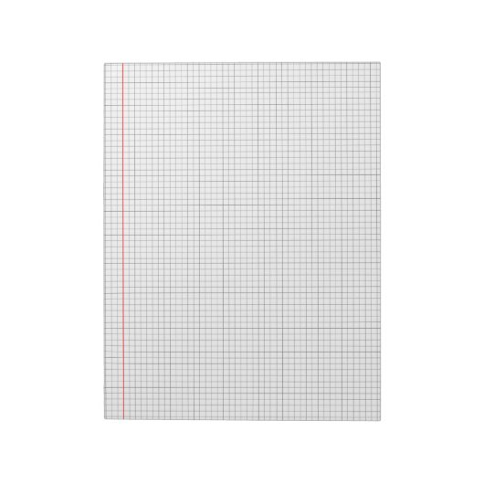 Bloc-note Grid Paper Background Mathematics Graph Sheet (Tourné)