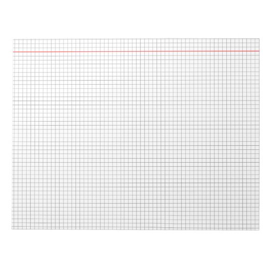 Bloc-note Grid Paper Background Mathematics Graph Sheet  (Devant)