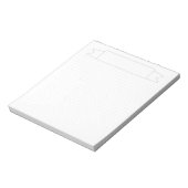 Bloc-note Grille numérique simple avec bannière (Tourné)