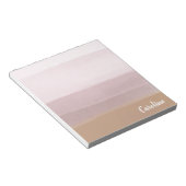 Bloc-note Grilles d'aquarelle Abstraite Ombre dans Dusty Lil (Incliné)