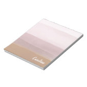 Bloc-note Grilles d'aquarelle Abstraite Ombre dans Dusty Lil (Tourné)