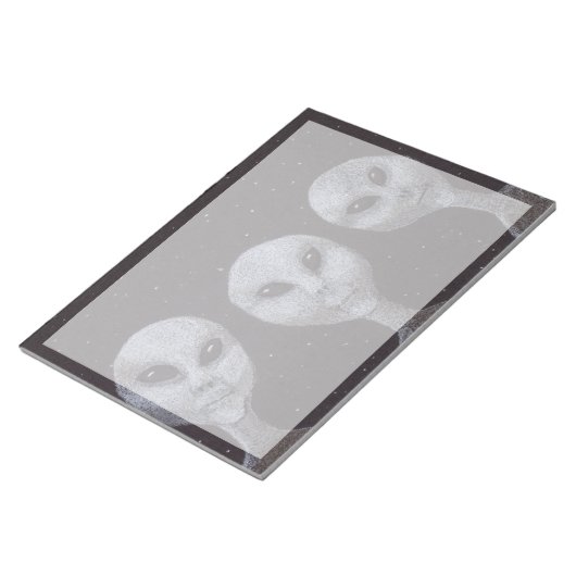 Bloc-note Gris Alien (Incliné)