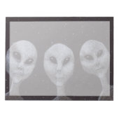 Bloc-note Gris Alien (Devant)