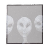 Bloc-note Gris Alien (Devant)