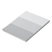 Bloc-note Gris argenté rayé (Tourné)