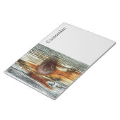 Bloc-note gris flotté rouillé Thunder_Cove (Incliné)