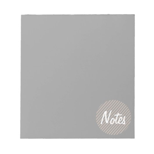 Bloc-note | gris-notes (Devant)