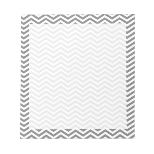 Bloc-note Gris Tailles Chevron (Devant)