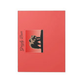 Bloc-note Grizzly Bear au coucher du soleil - Art original d (Tourné)