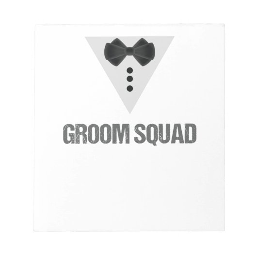 Bloc-note Groom Squad (Devant)