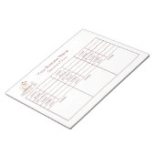 Bloc-note Groomer’s Notes & Pet Client Tracking Notepad (Incliné)