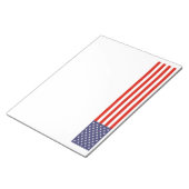 Bloc-note Gros feuillets de drapeaux américains | Étoiles et (Incliné)