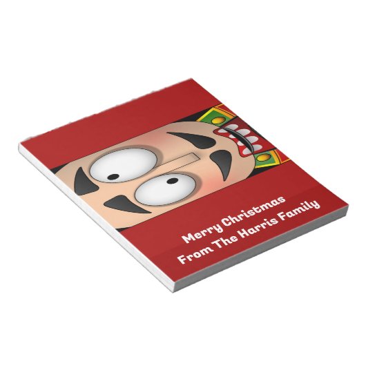 Bloc-note Gros Noisette Noël Candy Bar Wrappers (Incliné)