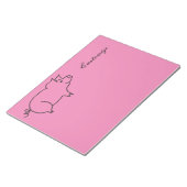 Bloc-note Gros tonnerre d'animal de porc (Incliné)