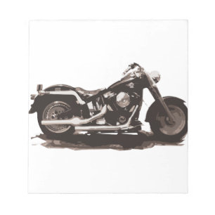 Bloc-note Grosse moto classique de garçon