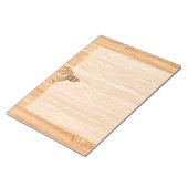 Bloc-note Grotte blanche Cerf de bois Grain style graphique (Incliné)