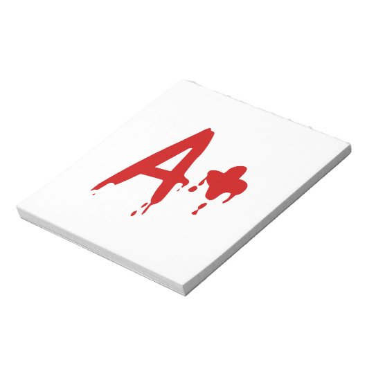 Bloc-note Groupe sanguin A+ Positif #Hôpital d'horreur (Tourné)