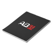 Bloc-note Groupe sanguin AB Kanji japonais (Tourné)