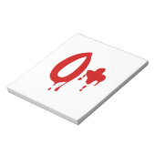 Bloc-note Groupe sanguin O+ Positif #Hôpital d'horreur (Tourné)