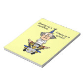 Bloc-note Growing Up est un Humour facultatif (Tourné)