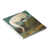 Bloc-note Grue blanche Audubon Peinture d'oiseaux (Incliné)