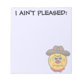 Bloc-note Grumpey Cowboy robuste (Devant)