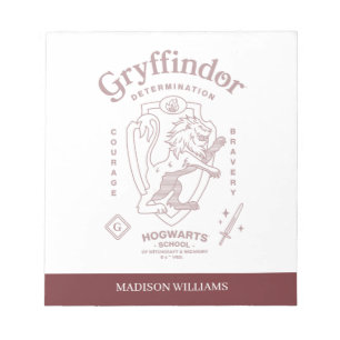 Bloc-note GRYFFINDOR™ Détermination Courage Bravoure Armoiri