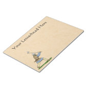 Bloc-note Guerrier viking brandissant une grande boîte (Incliné)